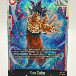 Dragon Ball Super Fusion World - Son Goku FB04-129 Secret Rare NM FRENLY BRICKS - Open 7 Days