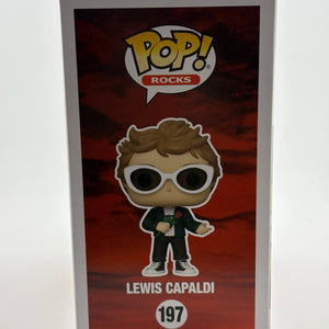 Funko POP! Rocks Lewis Capaldi #197 Lewis Capaldi Vinyl Figure FRENLY BRICKS - Open 7 Days