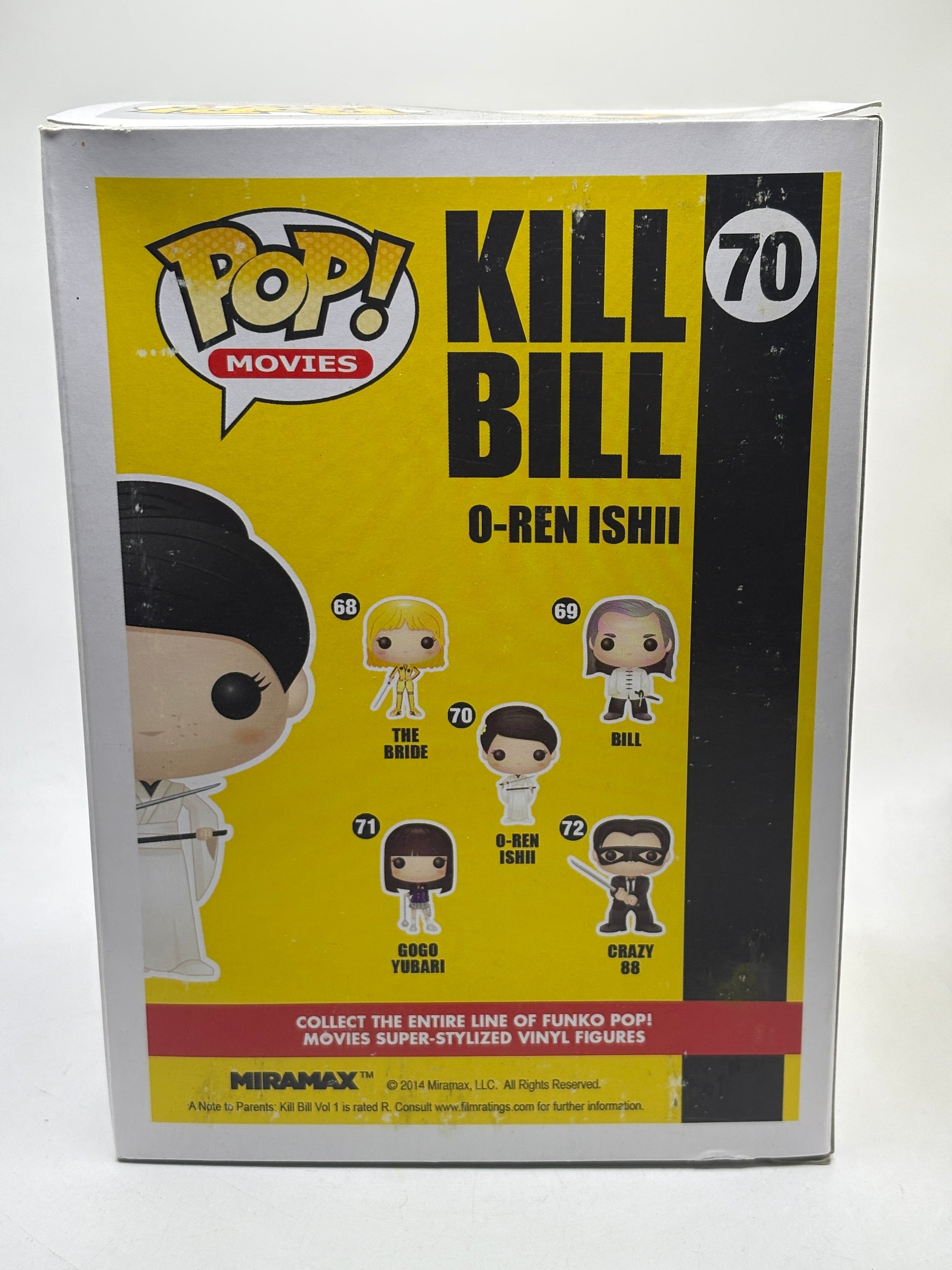Funko POP! Movies Kill Bill #70 O-Ren Ishii Vinyl Figure *NO MOULD* FRENLY BRICKS - Open 7 Days