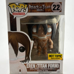 Funko POP! Animation Attack on Titan #22 Eren (Titan Form) Hot Topic Exclusive FRENLY BRICKS - Open 7 Days