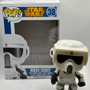 Funko POP! Star Wars #38 Biker Scout Vinyl Bobble-Head *NO MOULD* FRENLY BRICKS - Open 7 Days