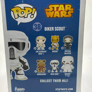 Funko POP! Star Wars #38 Biker Scout Vinyl Bobble-Head *NO MOULD* FRENLY BRICKS - Open 7 Days