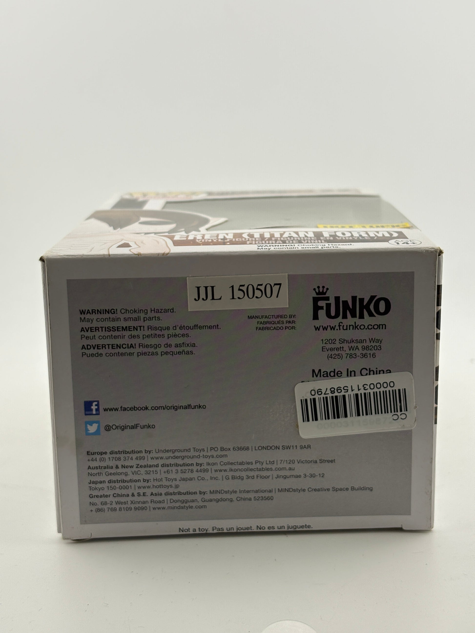 Funko POP! Animation Attack on Titan #22 Eren (Titan Form) Hot Topic Exclusive FRENLY BRICKS - Open 7 Days
