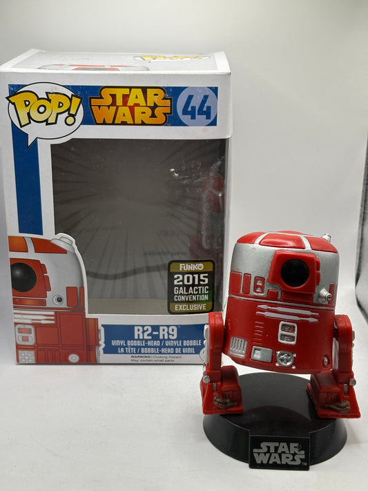 Funko POP! Star Wars #44 R2-R9 2015 Galactic Convention *NO MOULD* FRENLY BRICKS - Open 7 Days