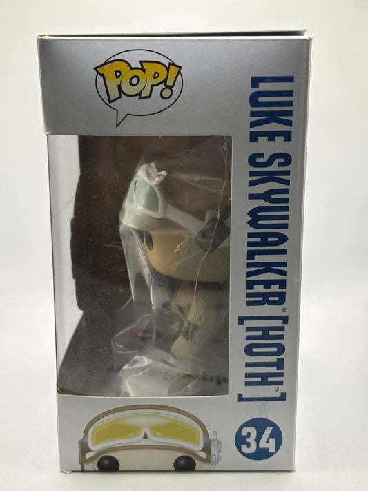 Funko POP! Star Wars #34 Luke Skywalker Hoth Vinyl Bobble-Head *NO MOULD* FRENLY BRICKS - Open 7 Days