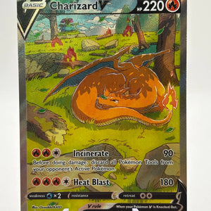 Pokemon TCG SWSH Promos - Charizard V SWSH260 Full Art Promo LP FRENLY BRICKS - Open 7 Days