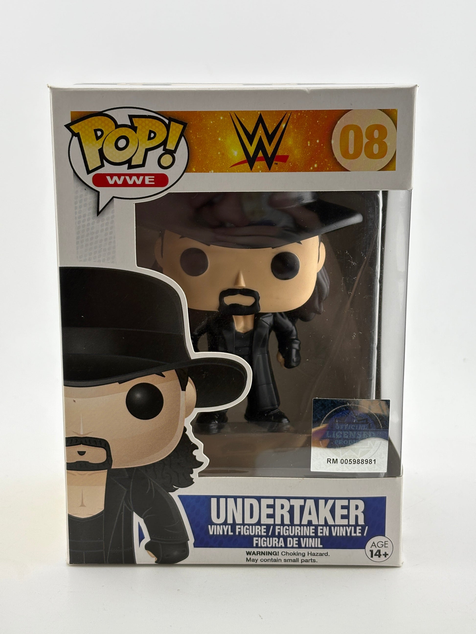 Funko POP! WWE #08 Undertaker Vinyl Figure *Rare* FRENLY BRICKS - Open 7 Days