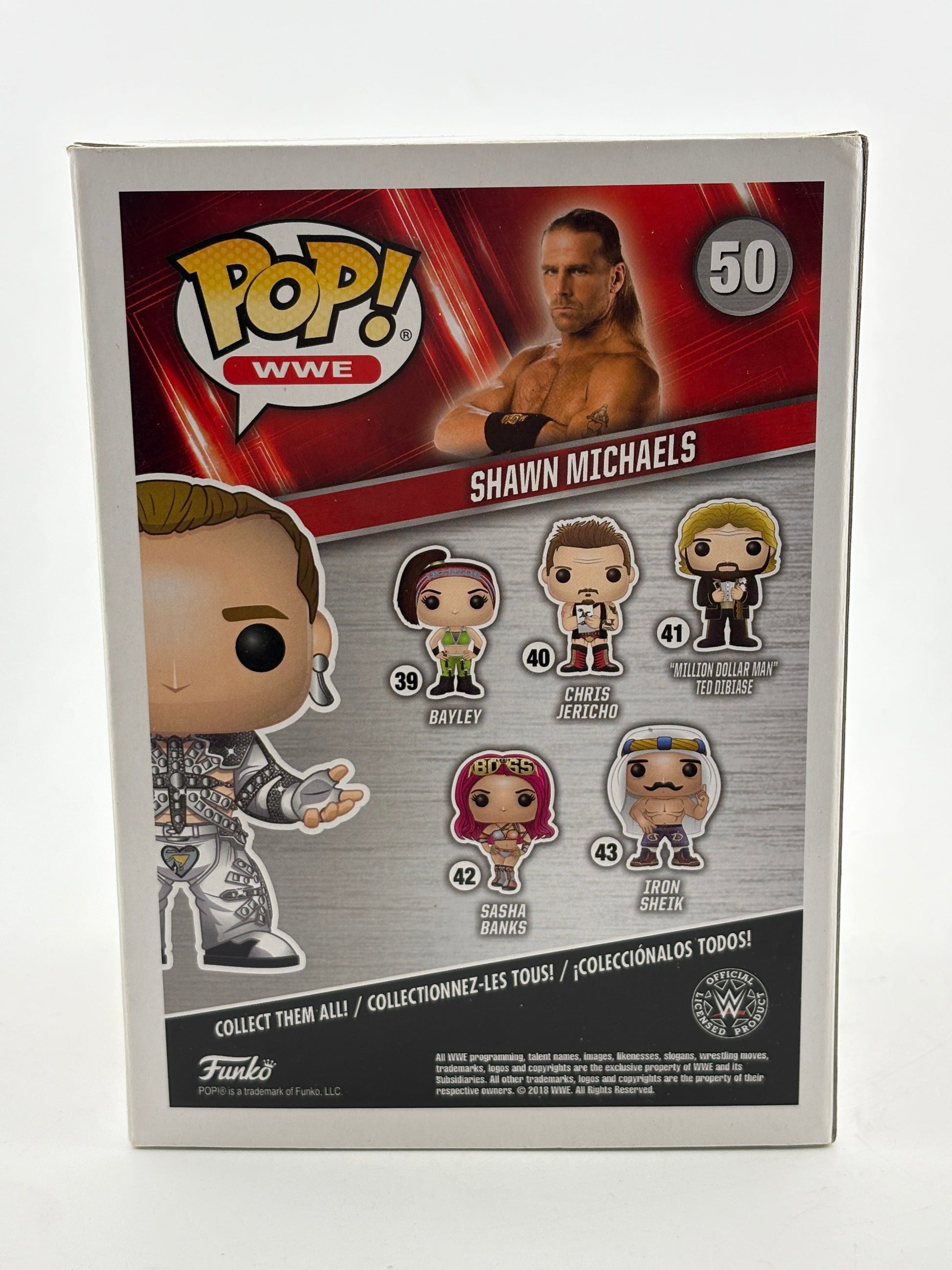 Funko POP! WWE #50 Shawn Michaels Vinyl Figure FRENLY BRICKS - Open 7 Days