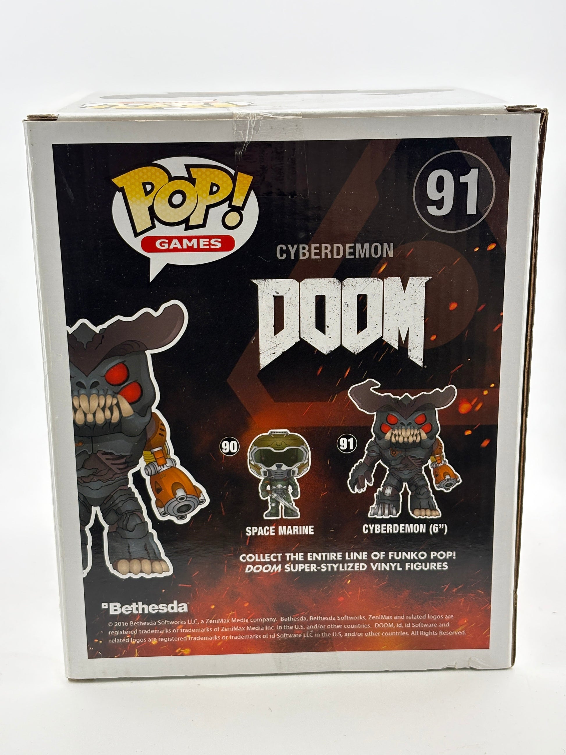 Funko POP! Games DOOM #91 Cyberdemon Vinyl Figure FRENLY BRICKS - Open 7 Days
