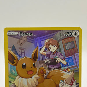 Pokemon TCG Brilliant Stars - Eevee TG11/TG30 Full Art LP FRENLY BRICKS - Open 7 Days