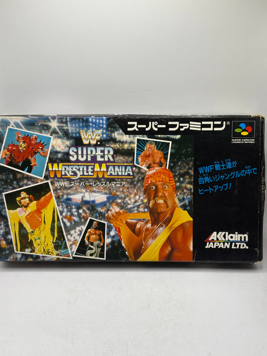 WWF Super Wrestlemania Super Famicom Nintendo Japanese Video Game FRENLY BRICKS - Open 7 Days