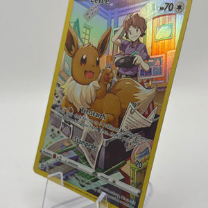 Pokemon TCG Brilliant Stars - Eevee TG11/TG30 Full Art LP FRENLY BRICKS - Open 7 Days