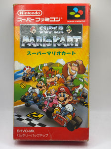 Super Famicom Nintendo Super Mario Kart Video Game with Manuals Japanese