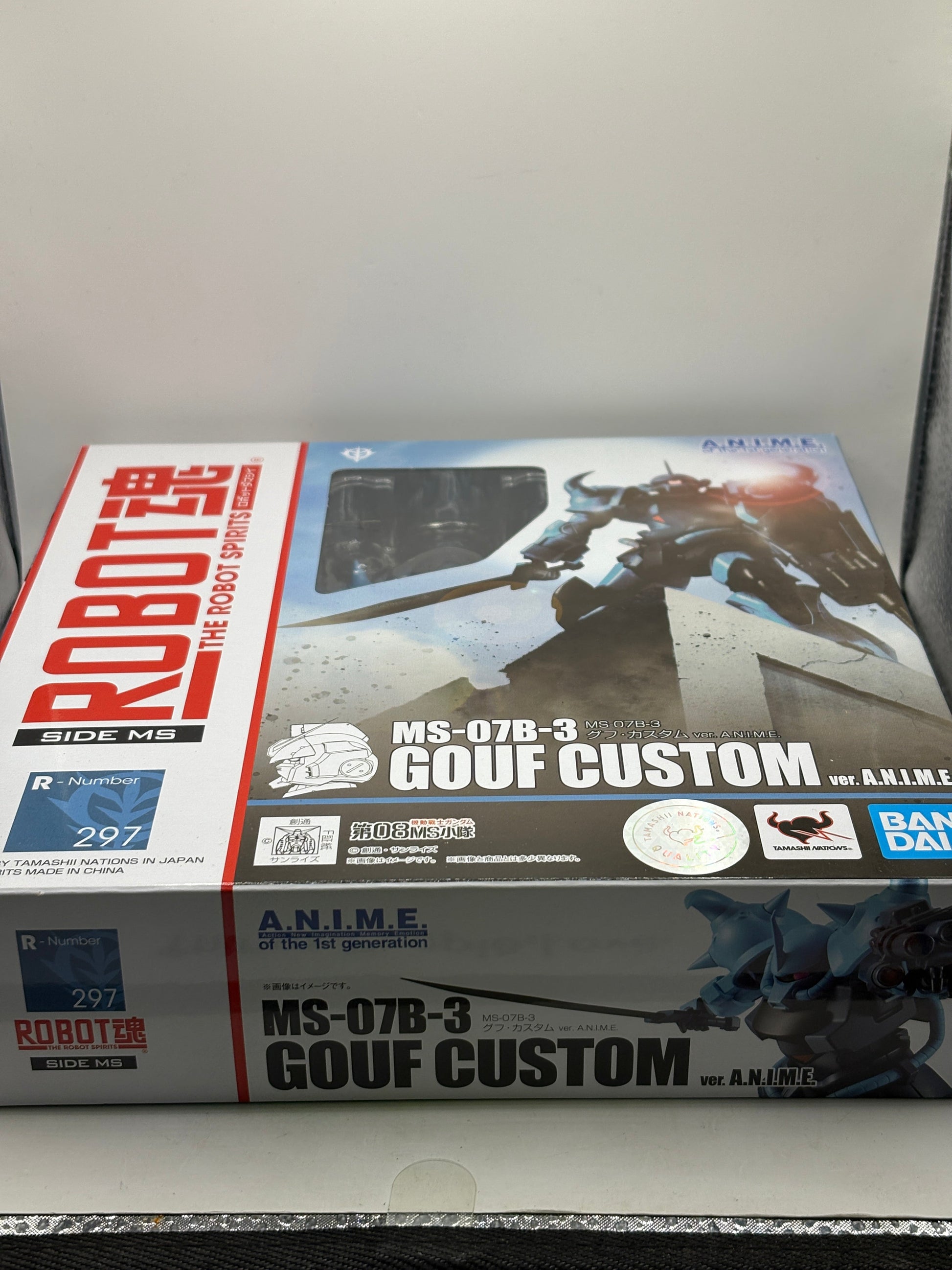 Gouf Custom VER.A.N.I.M.E. Model Number MS 07B 3 BANDAI OPEN FRENLY BRICKS - Open 7 Days