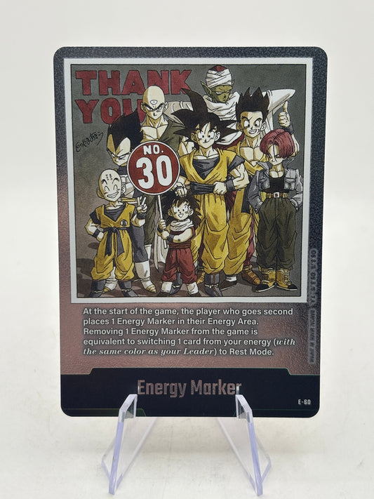 Dragon Ball Super Masters Manga Booster Energy Marker E-60 FRENLY BRICKS - Open 7 Days