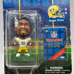 1997 Reggie White Green Bay Packers Corinthian Headliners NFL Action Figure FRENLY BRICKS - Open 7 Days