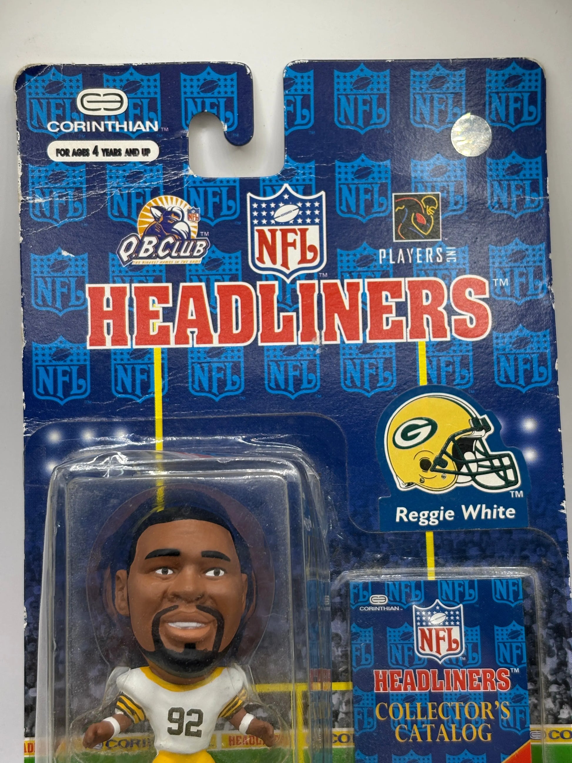 1997 Reggie White Green Bay Packers Corinthian Headliners NFL Action Figure FRENLY BRICKS - Open 7 Days