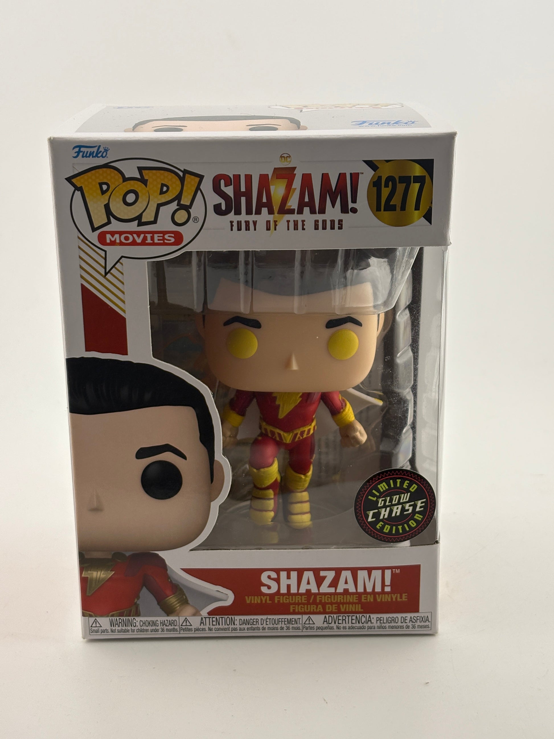 Funko POP! Movies Shazam #1277 Shazam! Limited Glow Chase Edition FRENLY BRICKS - Open 7 Days