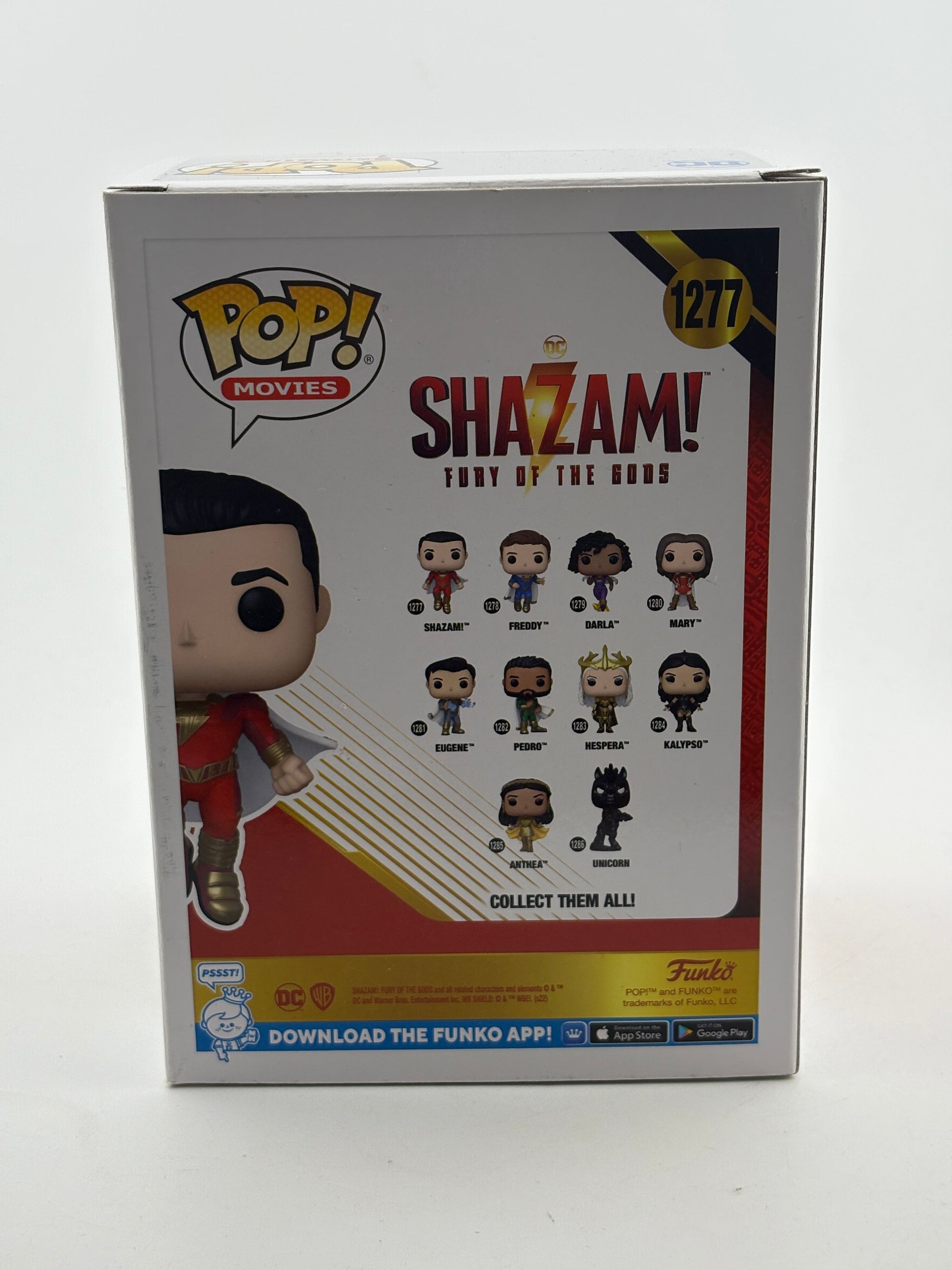 Funko POP! Movies Shazam #1277 Shazam! Limited Glow Chase Edition FRENLY BRICKS - Open 7 Days