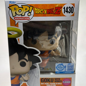Funko POP! Animation Dragon Ball Z #1430 Goku with Wings Flocked FRENLY BRICKS - Open 7 Days