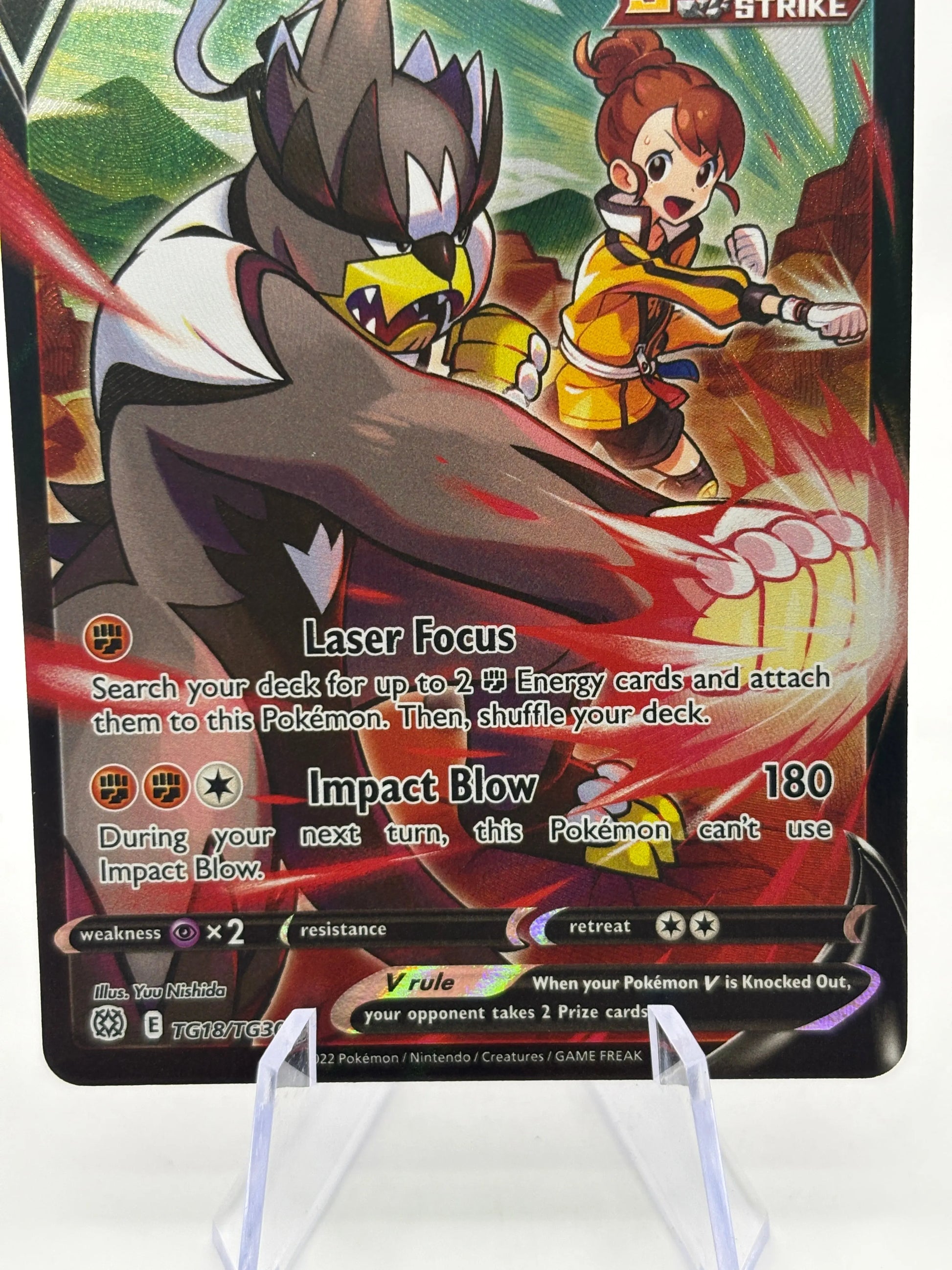 Pokemon TCG Brilliant Stars - Single Strike Urshifu V TG18/TG30 NM FRENLY BRICKS - Open 7 Days