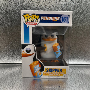 Funko POP Movies - Penguins - Skipper #161 FRENLY BRICKS - Open 7 Days