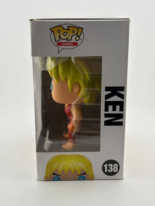 Funko POP! Games Street Fighter #138 Ken Vinyl Figure FRENLY BRICKS - Open 7 Days