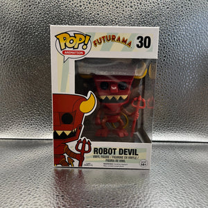 Funko POP Television - Futurama - Robot Devil #30 FRENLY BRICKS - Open 7 Days