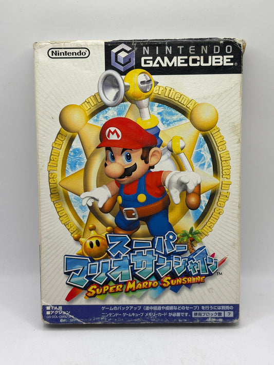 Nintendo Gamecube Super Mario Sunshine Japanese with Box & Manual FRENLY BRICKS - Open 7 Days