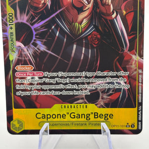 One Piece TCG - Capone “Gang” Bege OP11-101 SR Alternate Art NM FRENLY BRICKS - Open 7 Days