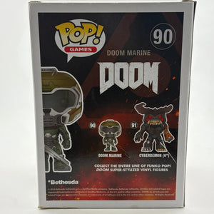 Funko POP! Games DOOM #90 Doom Marine (White) Vinyl Figure FRENLY BRICKS - Open 7 Days