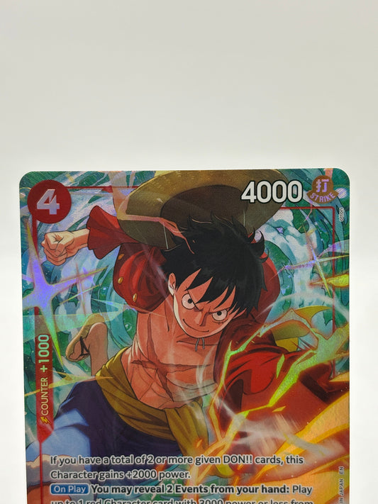One Piece TCG - Monkey.D.Luffy OP12-015 SR Alternate Art NM FRENLY BRICKS - Open 7 Days