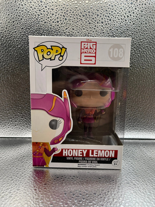 Funko POP Movies - Big Hero 6 - Honey Lemon #108 FRENLY BRICKS - Open 7 Days