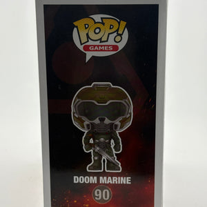 Funko POP! Games DOOM #90 Doom Marine (Red) Vinyl Figure FRENLY BRICKS - Open 7 Days