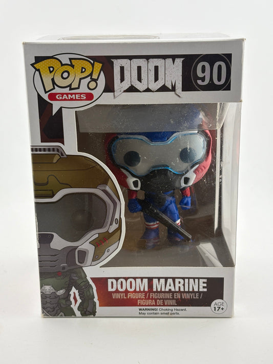 Funko POP! Games DOOM #90 Doom Marine Vinyl Figure FRENLY BRICKS - Open 7 Days