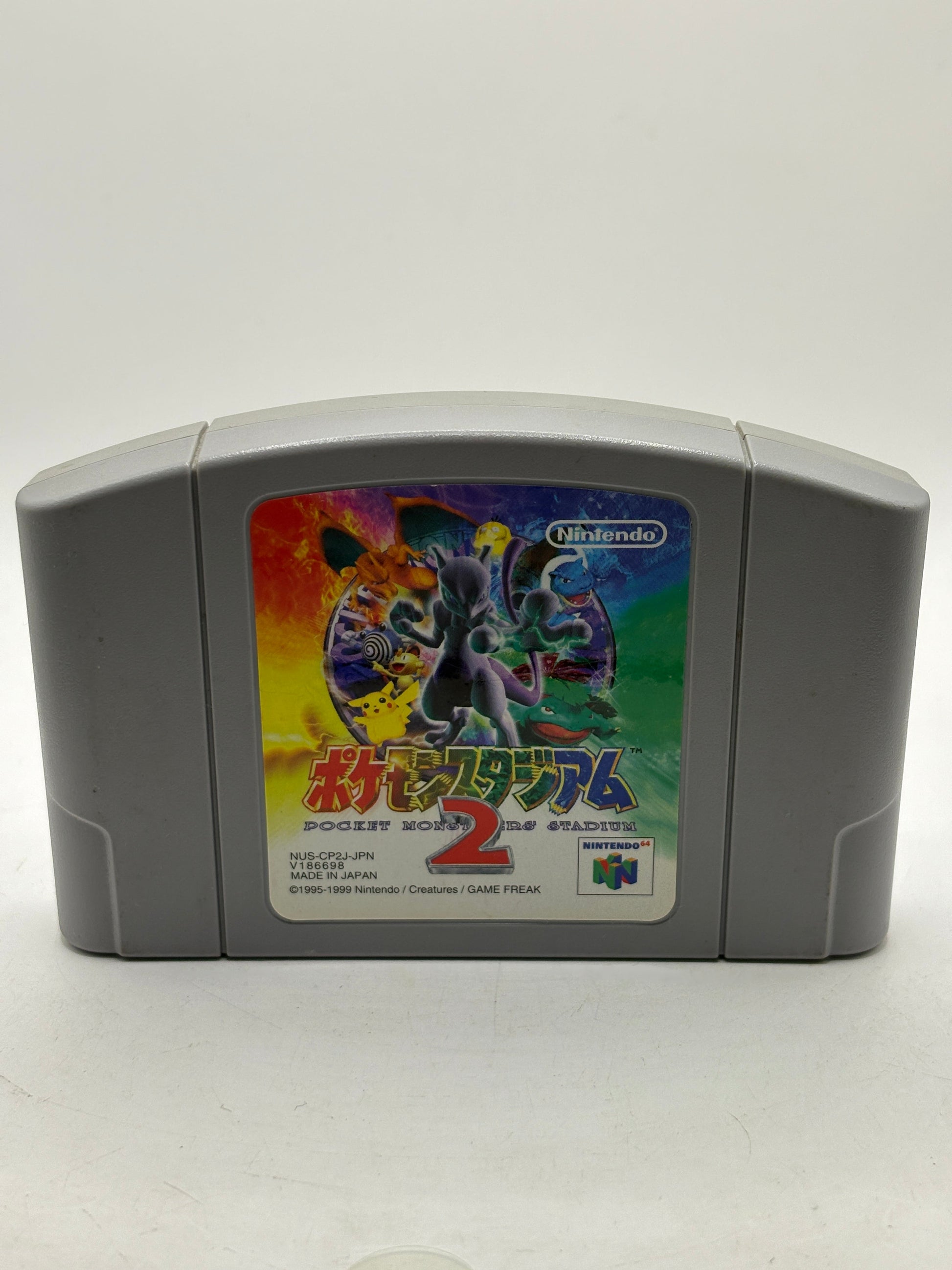 Nintendo 64 Pokemon Stadium 2 Japanese Video Game Cartridge FRENLY BRICKS - Open 7 Days
