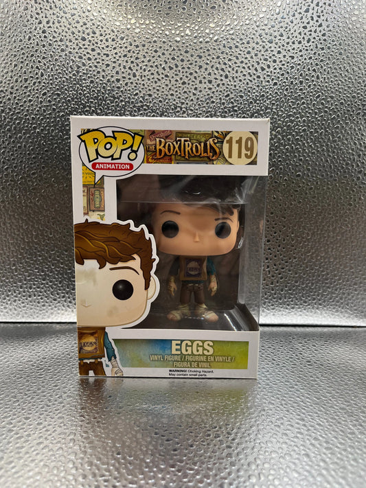 Funko POP Movies - Box Trolls - Eggs #119 FRENLY BRICKS - Open 7 Days