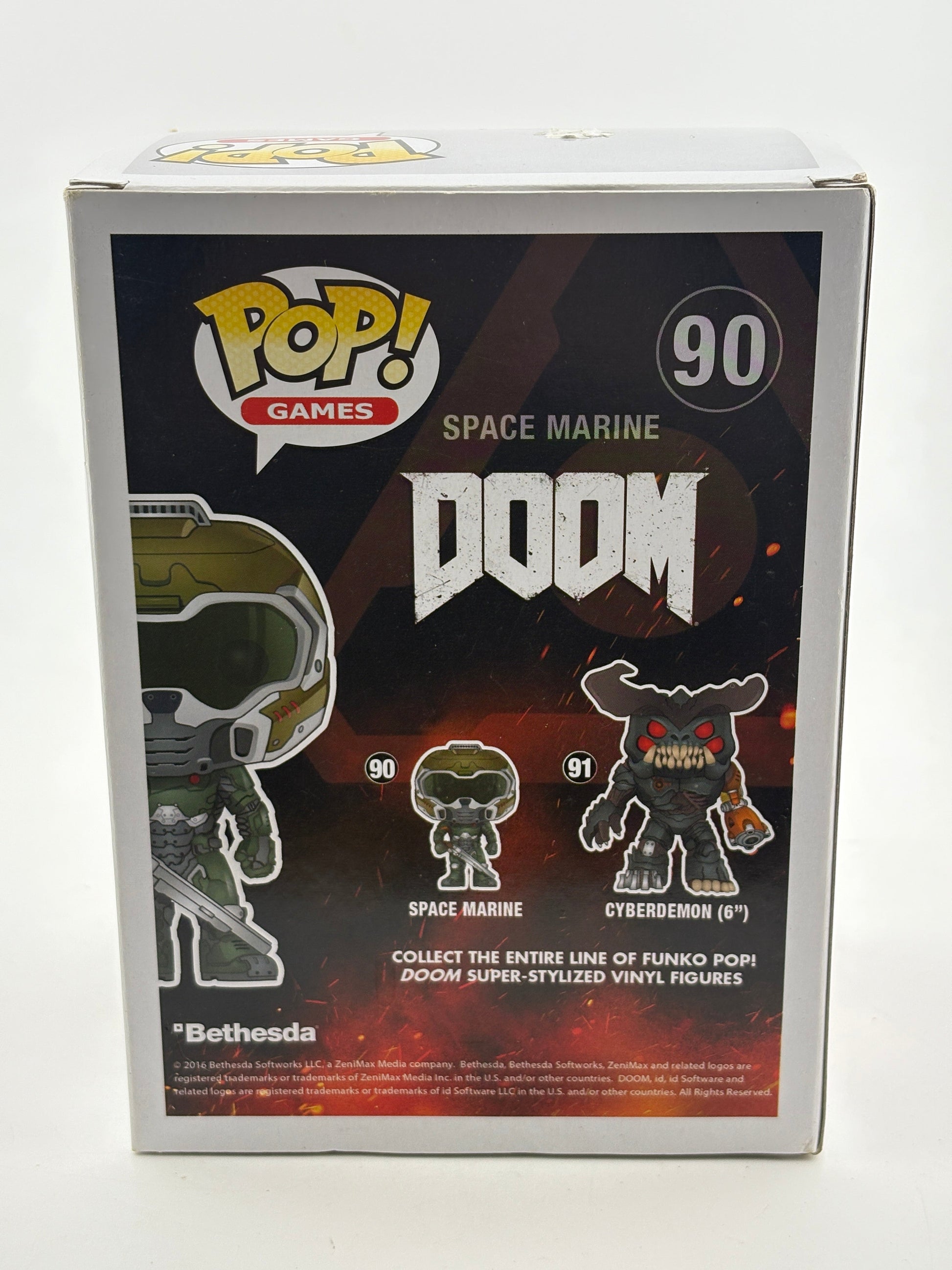 Funko POP! Games DOOM #90 Space Marine Vinyl Figure FRENLY BRICKS - Open 7 Days
