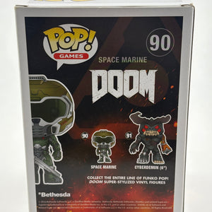 Funko POP! Games DOOM #90 Space Marine Vinyl Figure FRENLY BRICKS - Open 7 Days