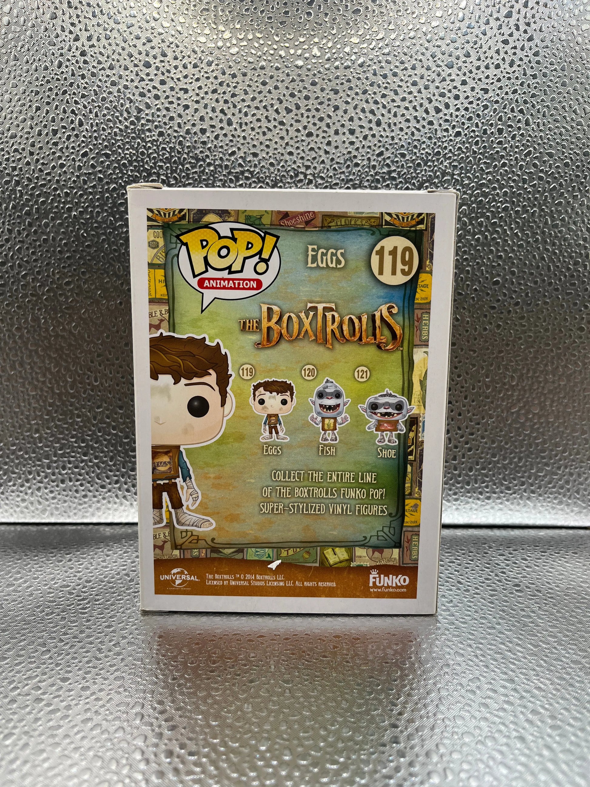 Funko POP Movies - Box Trolls - Eggs #119 FRENLY BRICKS - Open 7 Days