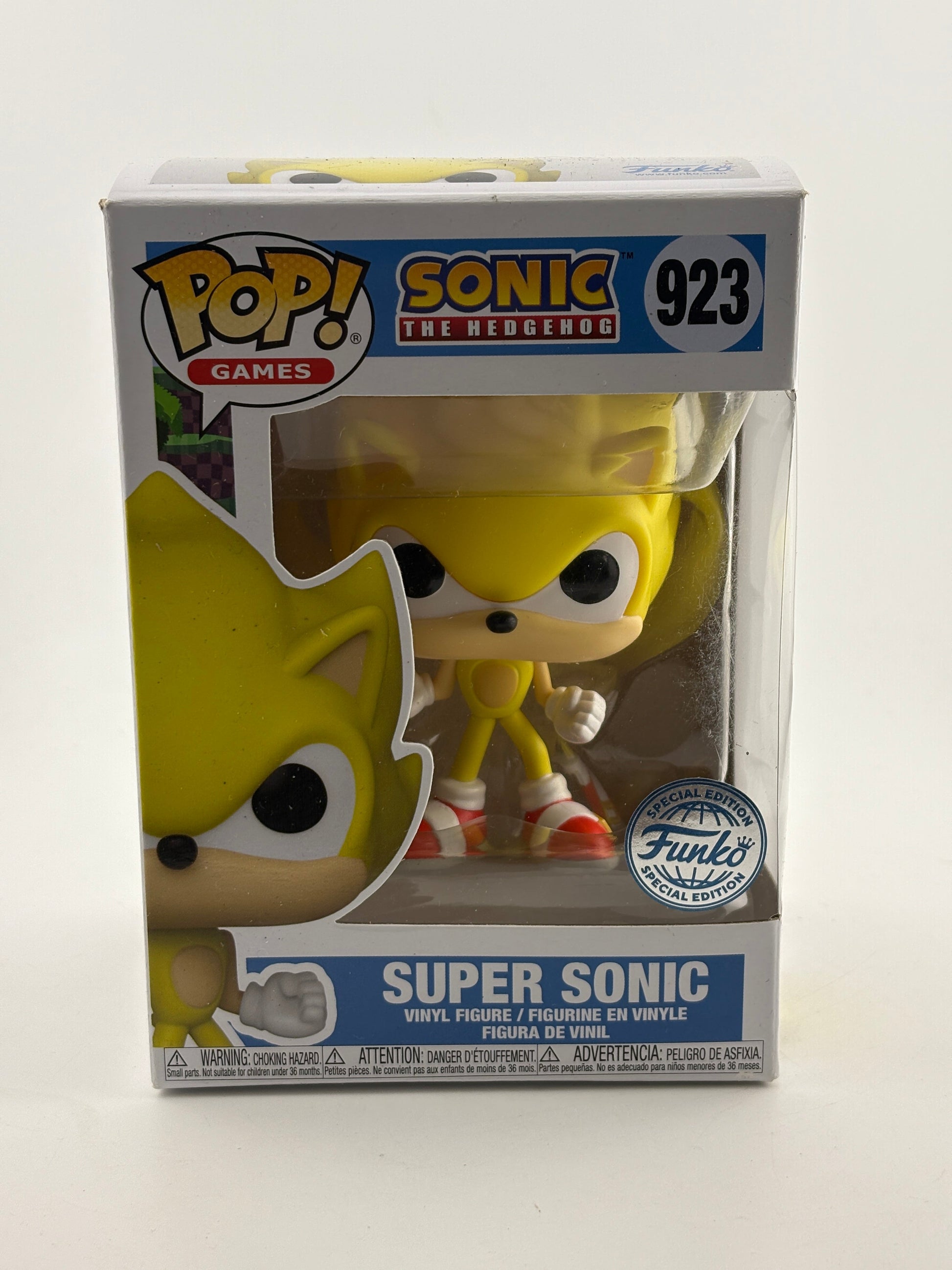 Funko POP! Games Sonic the Hedgehog #923 Super Sonic Special Edition FRENLY BRICKS - Open 7 Days