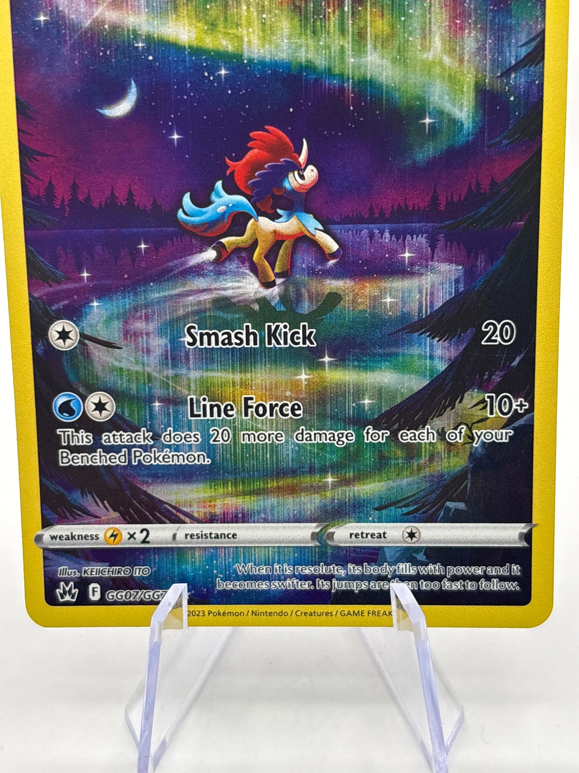 Pokemon TCG Crown Zenith - Keldeo GG07/GG70 Full Art LP FRENLY BRICKS - Open 7 Days