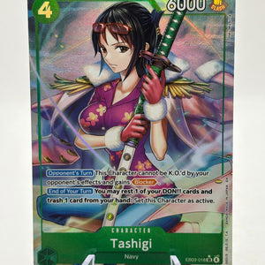 One Piece TCG - Tashigi EB03-018 SR* Alternate Art FRENLY BRICKS - Open 7 Days