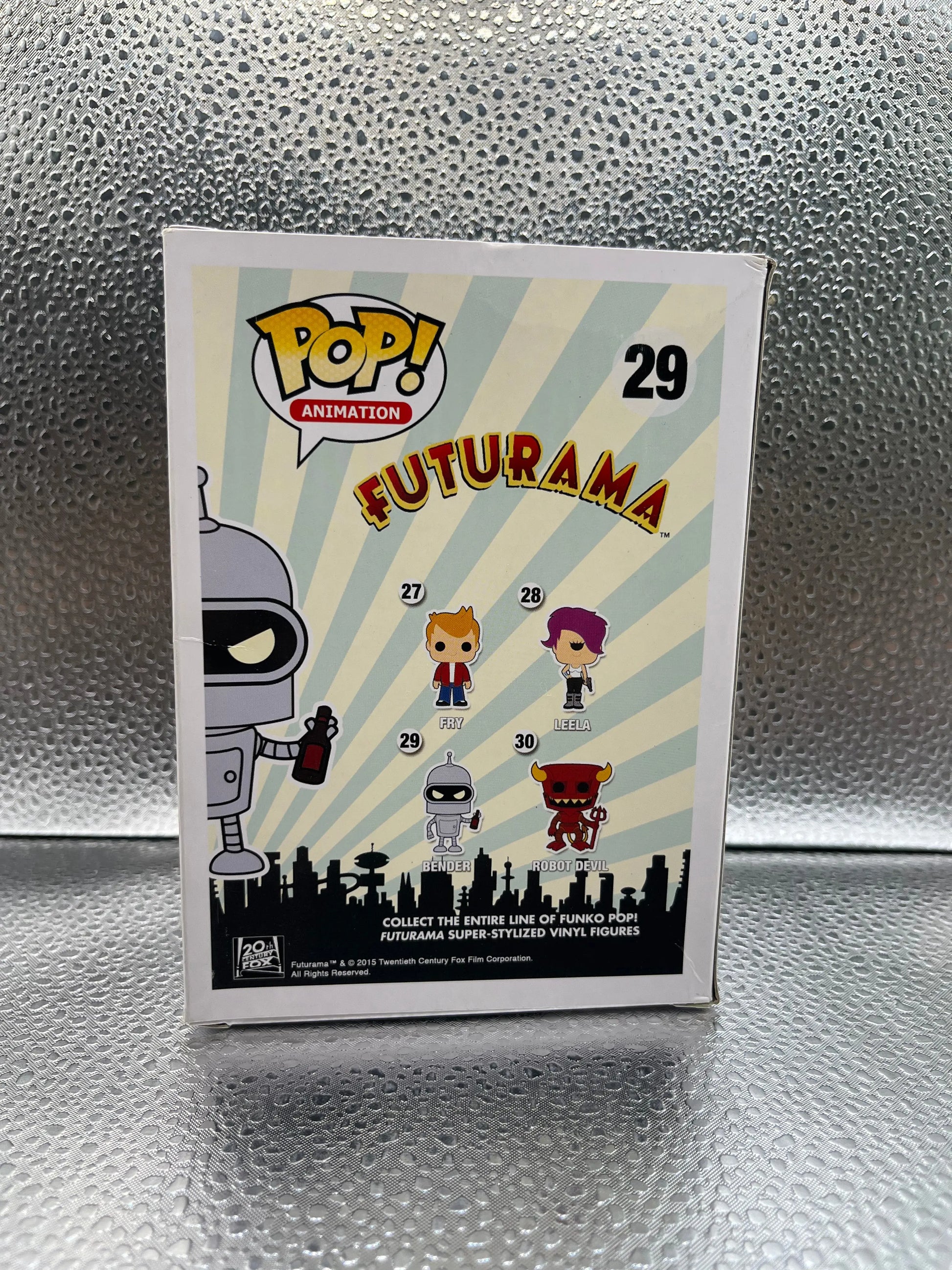 Funko POP Television - Futurama - Gold Bender (2015 Summer Convention Exclusive) FRENLY BRICKS - Open 7 Days