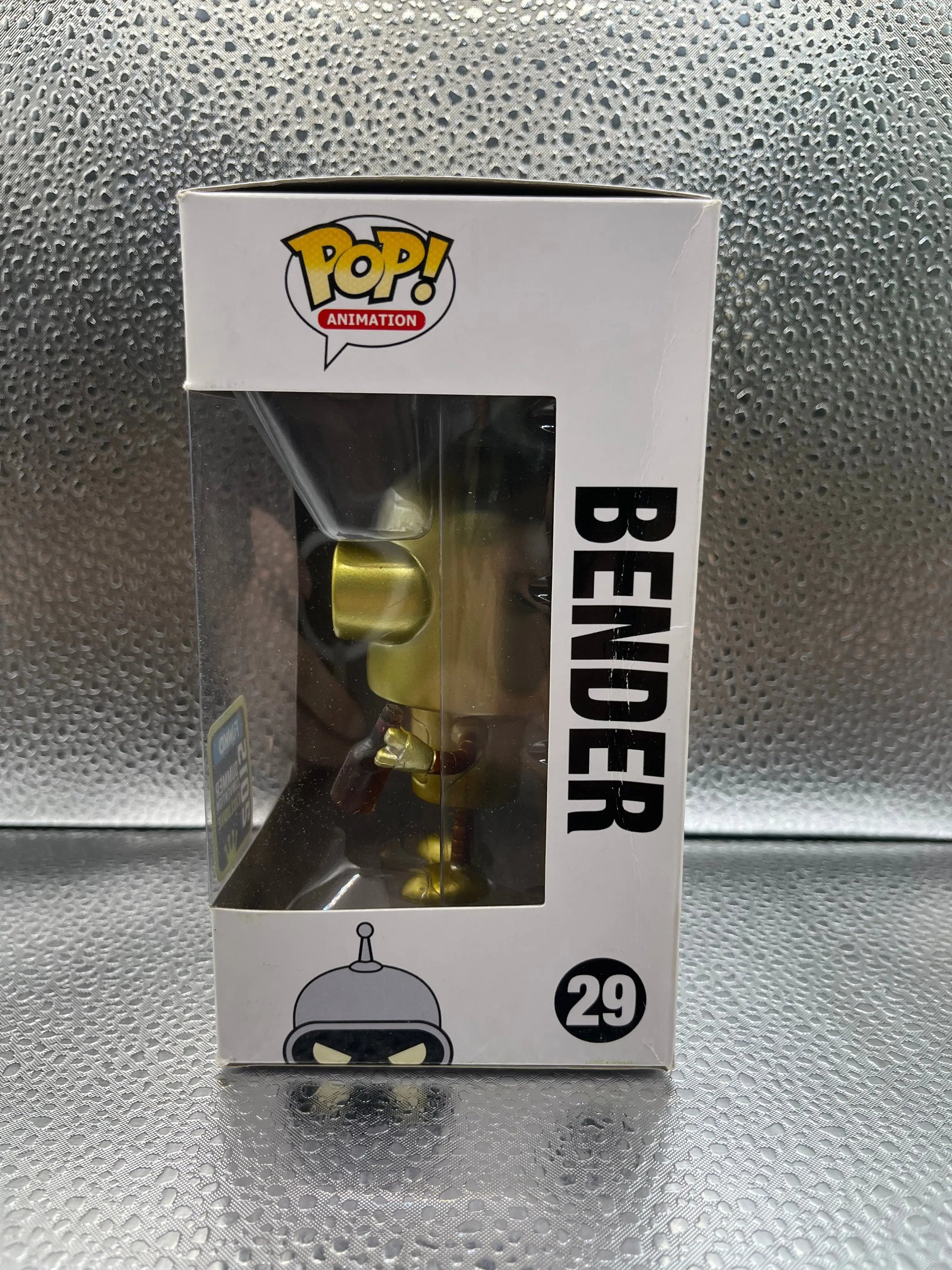 Funko POP Television - Futurama - Gold Bender (2015 Summer Convention Exclusive) FRENLY BRICKS - Open 7 Days