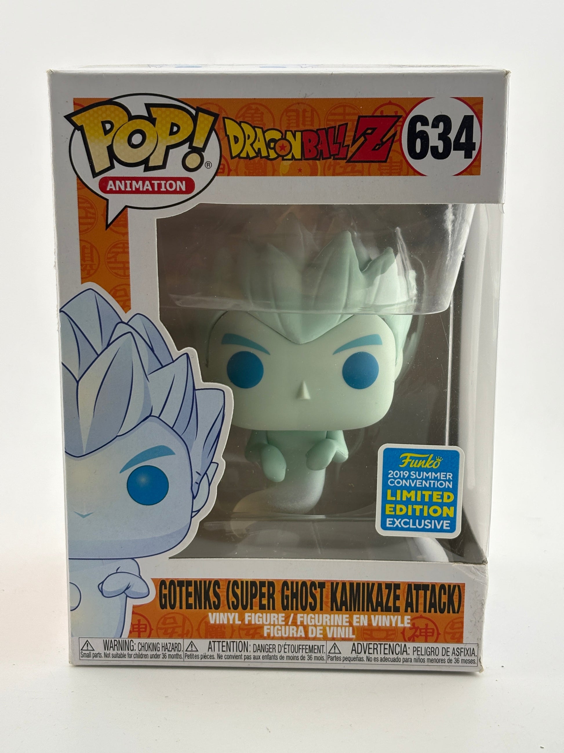 Funko POP! Animation Dragon Ball Z #634 Gotenks (Super Ghost Kamikaze Attack) 2019 Con FRENLY BRICKS - Open 7 Days