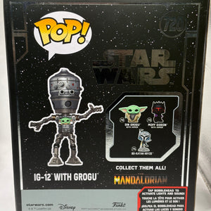 Funko POP! Star Wars IG-12 With Grogu #720 Lights & Sounds Funko Exclusive FRENLY BRICKS - Open 7 Days