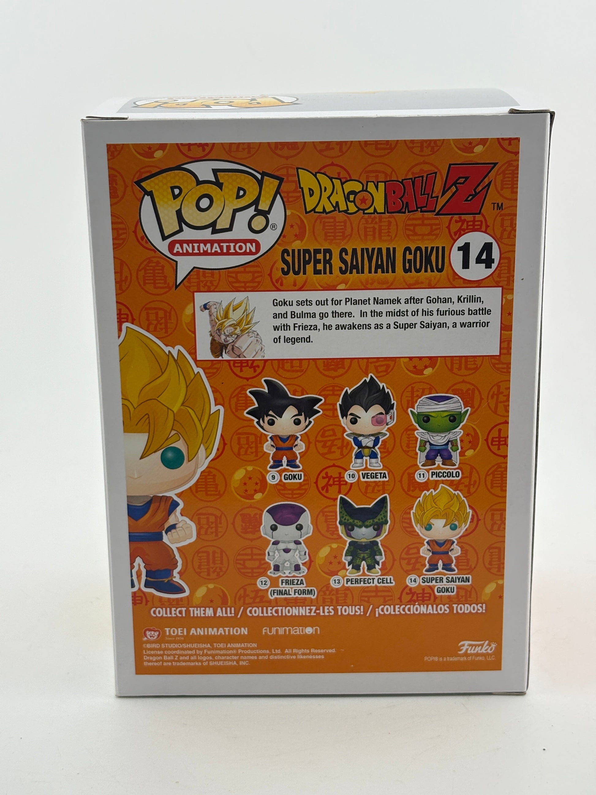 Funko POP! Animation Dragon Ball Z #14 Super Saiyan Goku Glow Vinyl Figure FRENLY BRICKS - Open 7 Days