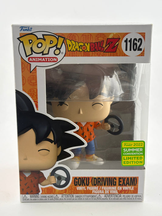 Funko POP! Animation Dragon Ball Z #1162 Goku (Driving Exam) 2022 Summer Con Limited FRENLY BRICKS - Open 7 Days