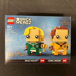 LEGO BrickheadZ - Harry Potter - Draco Malfoy #209 Cedric Diggory #210 40617 FRENLY BRICKS - Open 7 Days